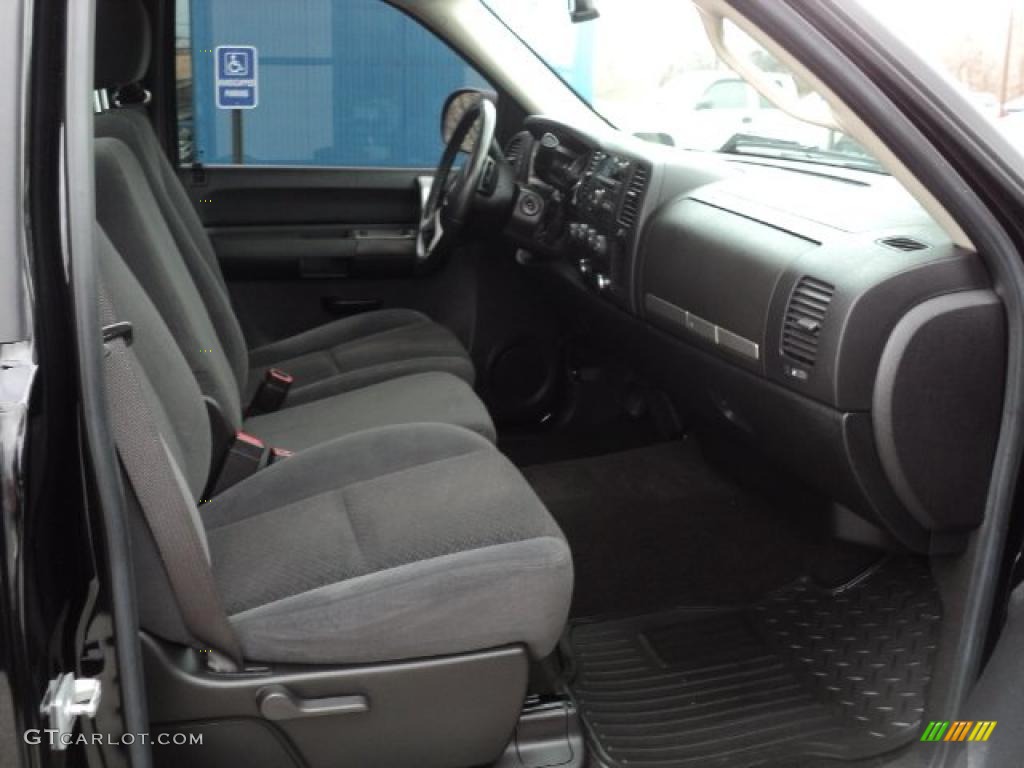 2008 Silverado 1500 LT Regular Cab 4x4 - Black / Ebony photo #10