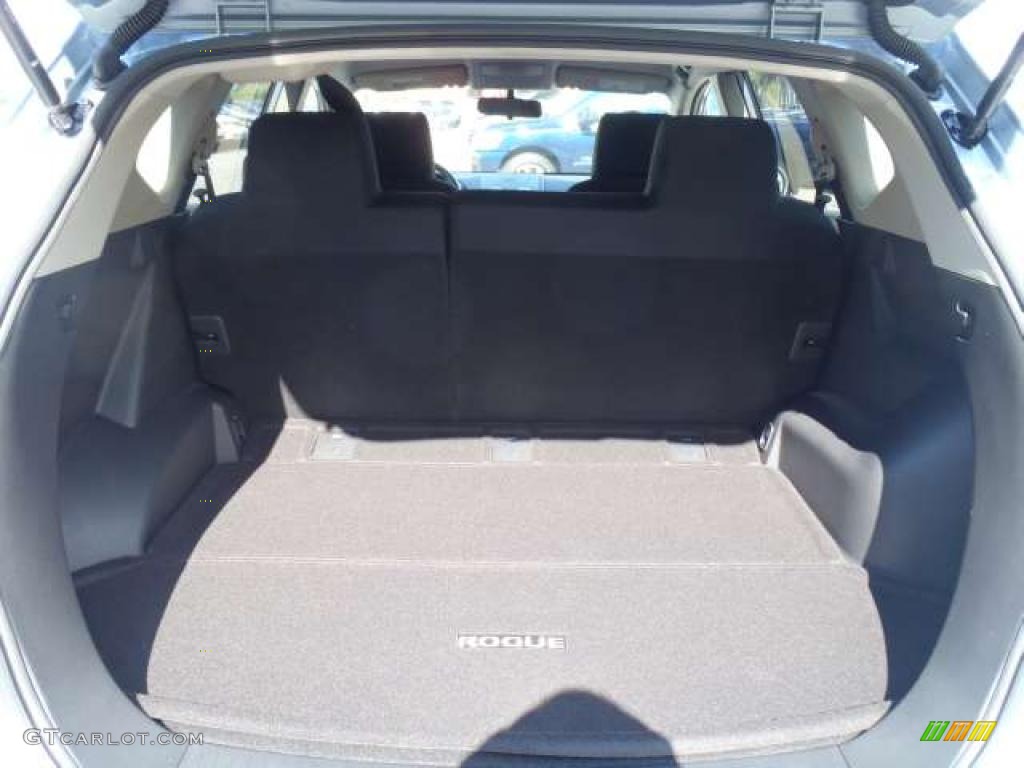 2011 Rogue SV - Frosted Steel Metallic / Black photo #10