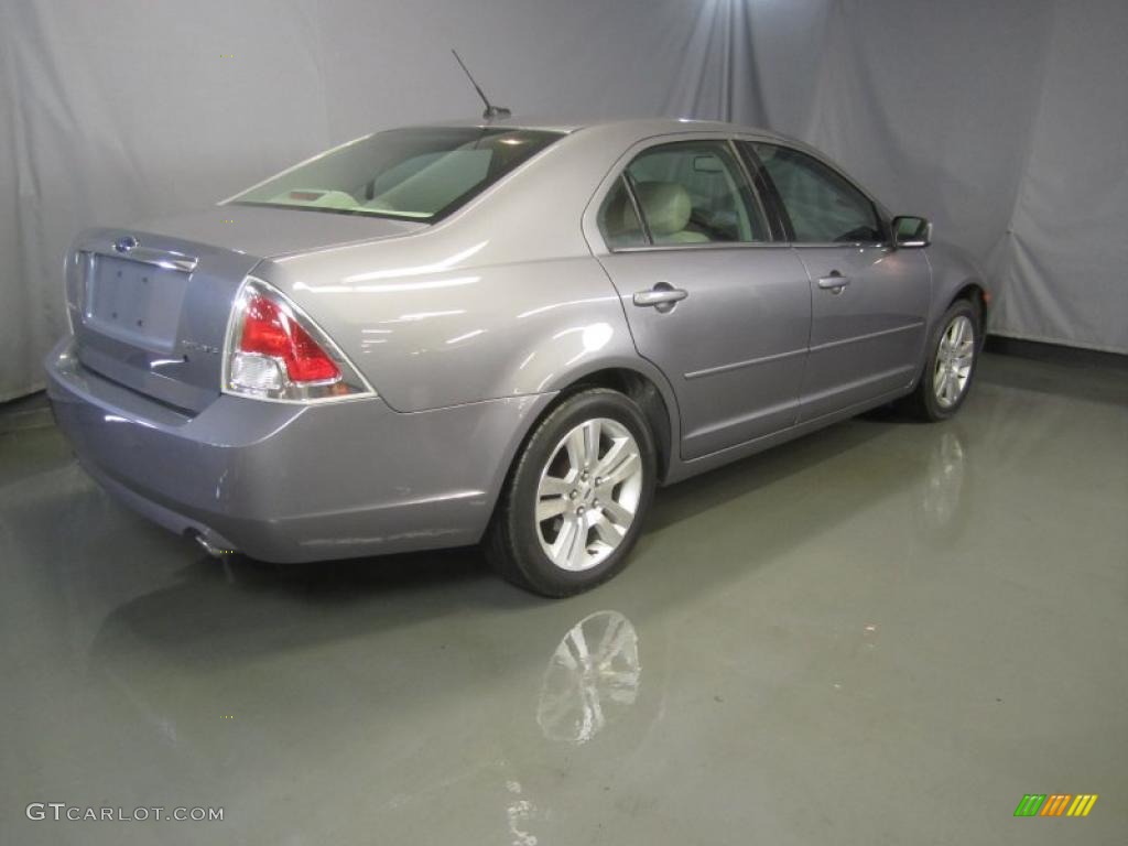 2007 Fusion SEL V6 - Tungsten Grey Metallic / Light Stone photo #11
