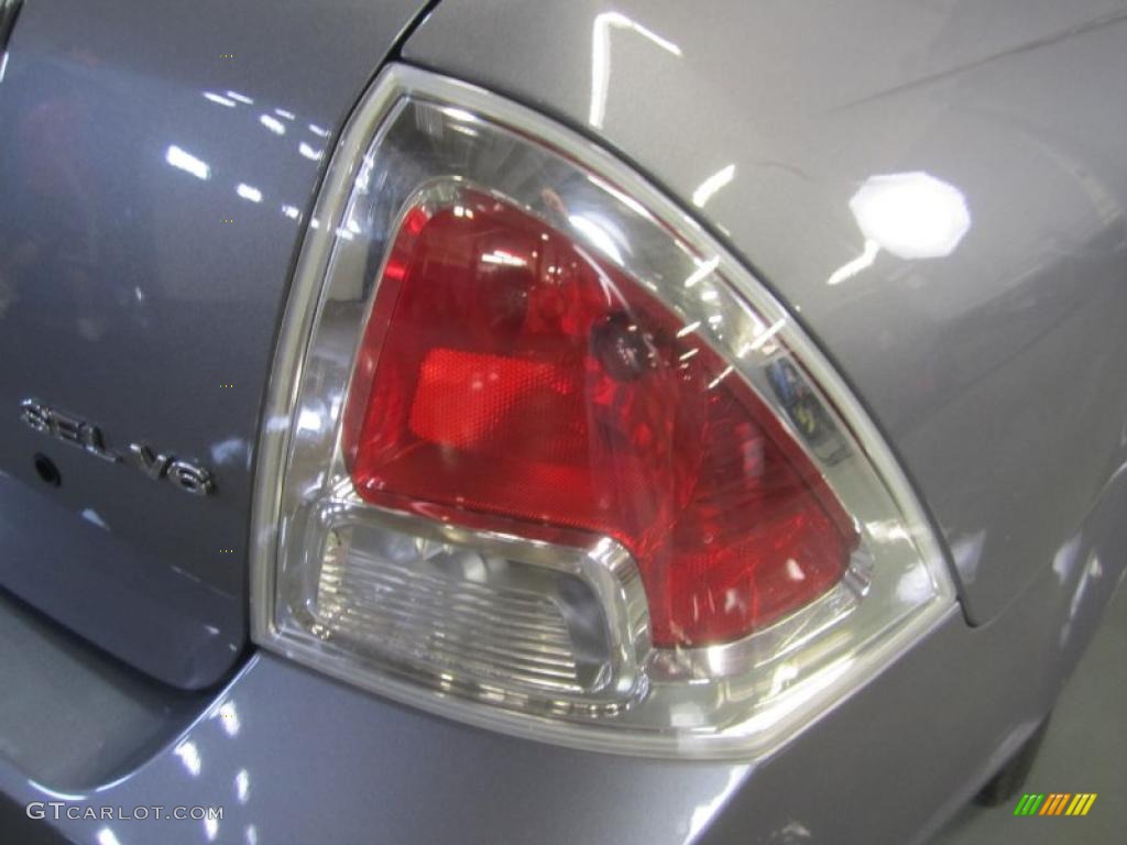 2007 Fusion SEL V6 - Tungsten Grey Metallic / Light Stone photo #14