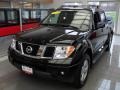 Super Black 2007 Nissan Frontier LE Crew Cab 4x4