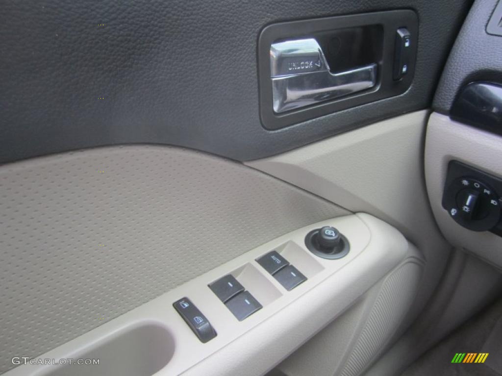 2007 Fusion SEL V6 - Tungsten Grey Metallic / Light Stone photo #27