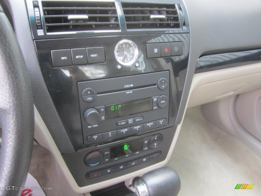 2007 Fusion SEL V6 - Tungsten Grey Metallic / Light Stone photo #32