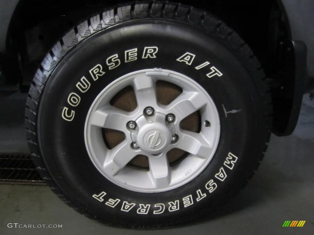 2001 Frontier XE V6 Crew Cab 4x4 - Alpine Green Metallic / Gray photo #7