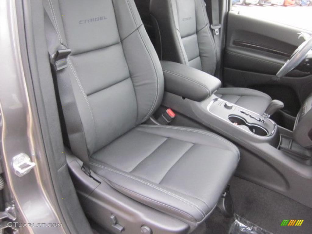 2011 Durango Citadel 4x4 - Mineral Gray Metallic / Black photo #19