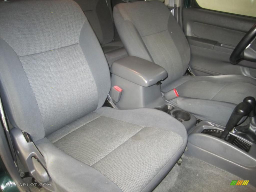 2001 Frontier XE V6 Crew Cab 4x4 - Alpine Green Metallic / Gray photo #20
