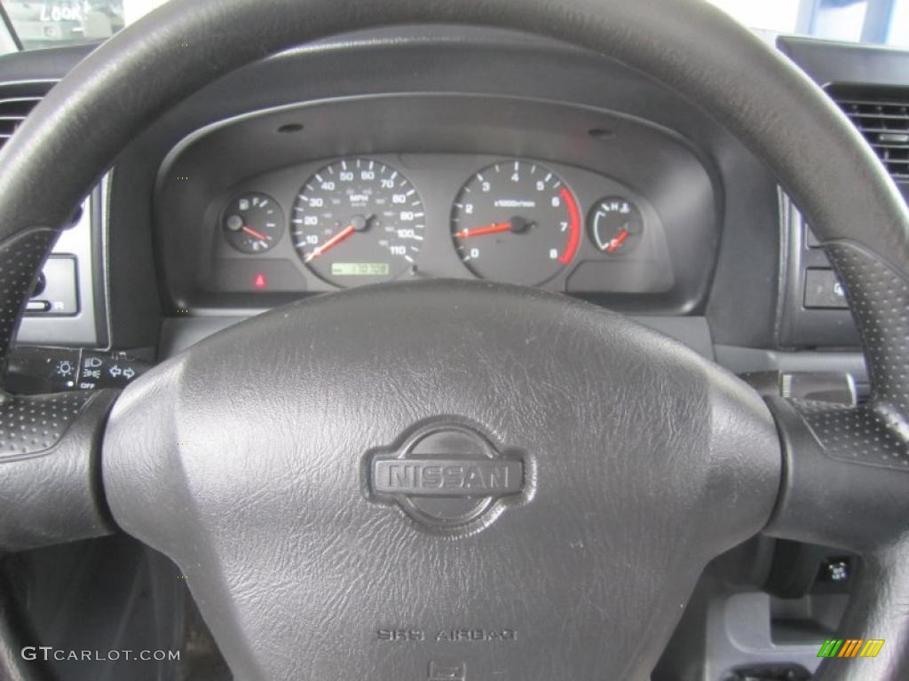 2001 Frontier XE V6 Crew Cab 4x4 - Alpine Green Metallic / Gray photo #25