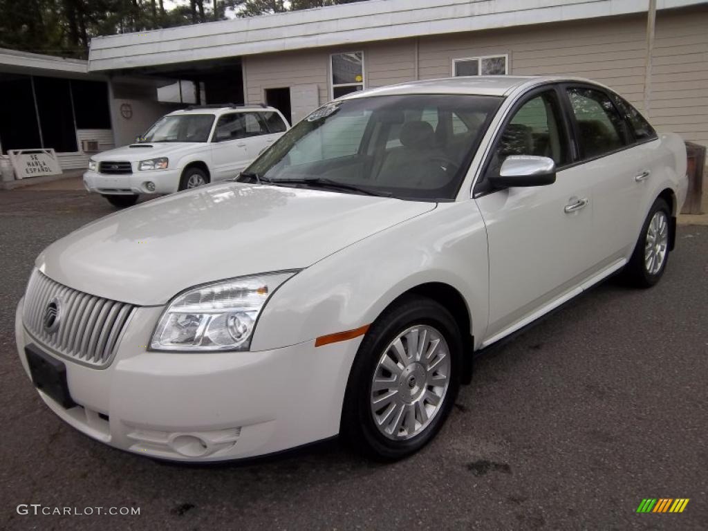White Suede 2009 Mercury Sable Sedan Exterior Photo #47913192