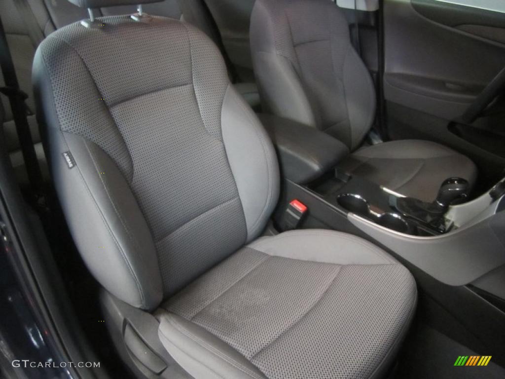 2011 Sonata GLS - Midnight Black / Gray photo #19