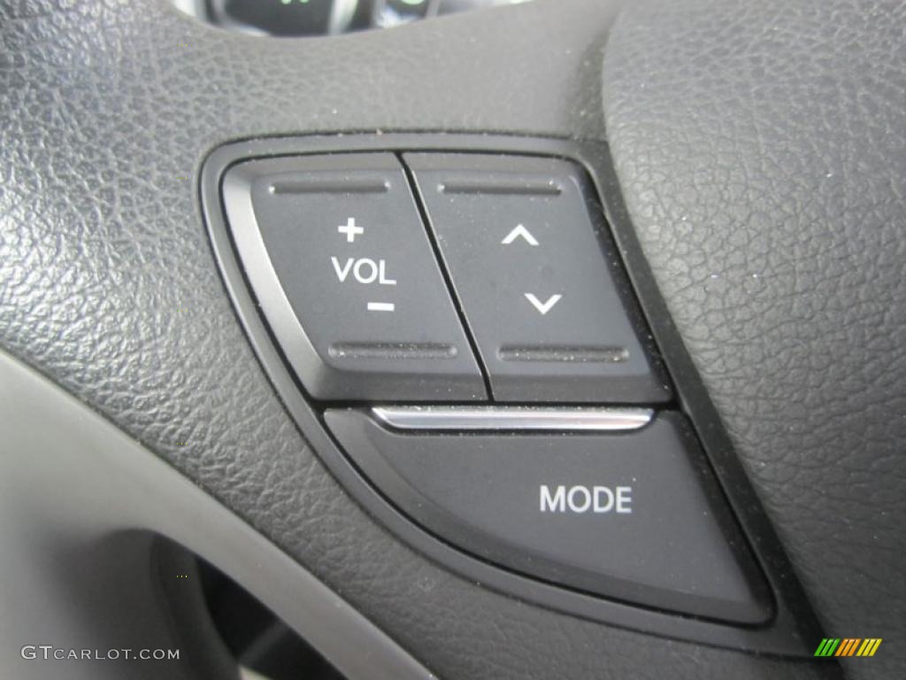 2011 Sonata GLS - Midnight Black / Gray photo #26