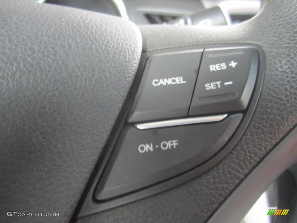 2011 Sonata GLS - Midnight Black / Gray photo #28