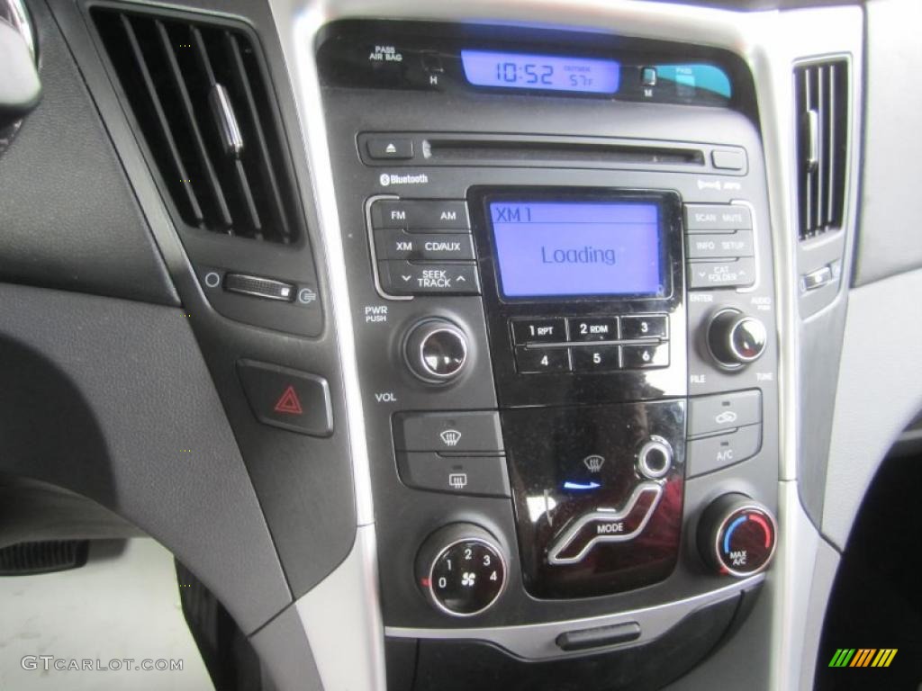 2011 Sonata GLS - Midnight Black / Gray photo #29