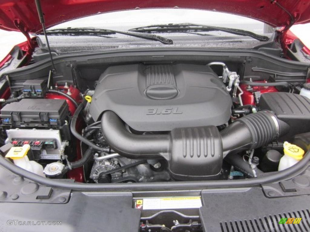 2011 Dodge Durango Crew Lux 4x4 3.6 Liter DOHC 24-Valve VVT Pentastar V6 Engine Photo #47913840