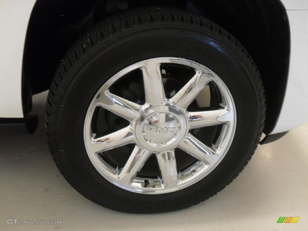 2007 Yukon Denali AWD - Summit White / Cocoa/Light Cashmere photo #32