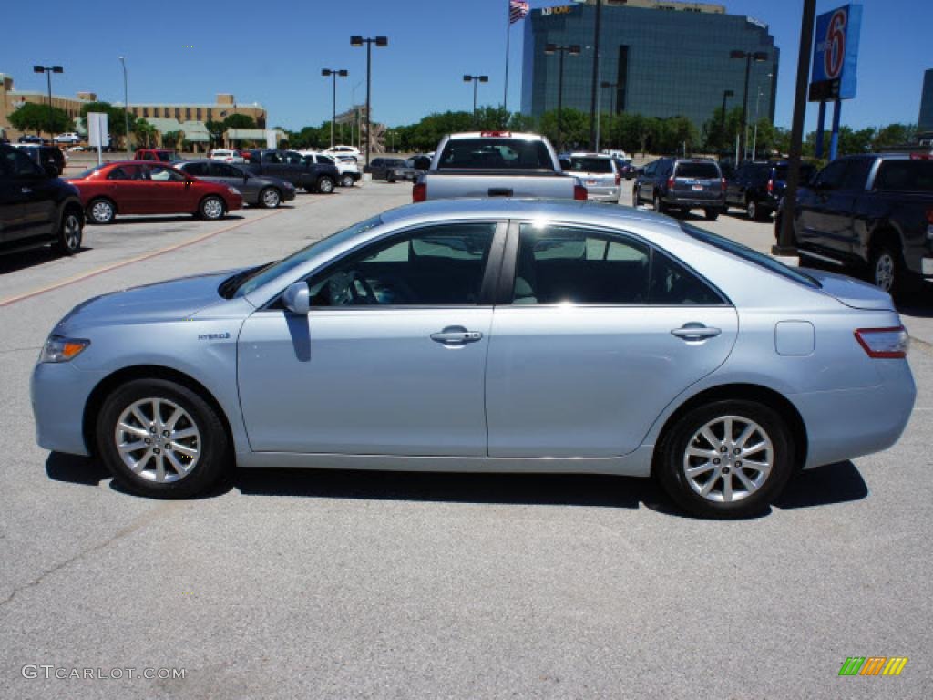 2010 Camry Hybrid - Sky Blue Pearl / Ash Gray photo #2