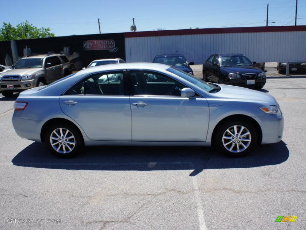 2010 Camry Hybrid - Sky Blue Pearl / Ash Gray photo #5