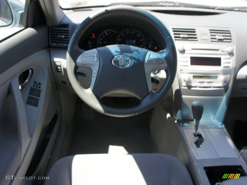 2010 Camry Hybrid - Sky Blue Pearl / Ash Gray photo #9