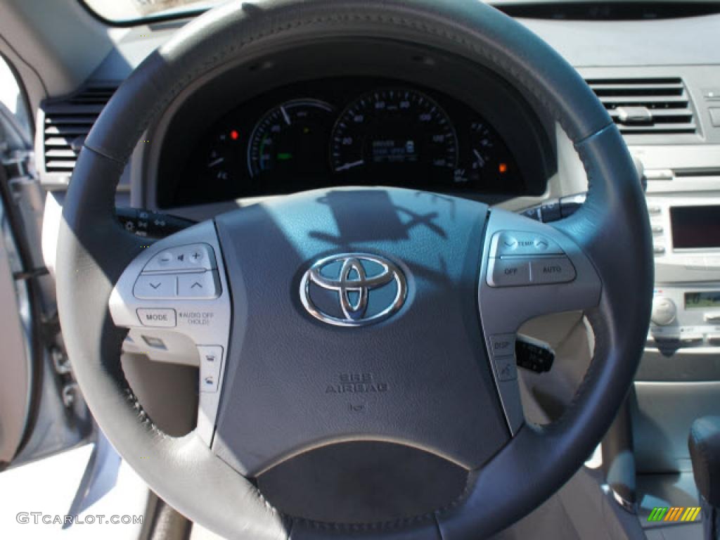 2010 Camry Hybrid - Sky Blue Pearl / Ash Gray photo #14
