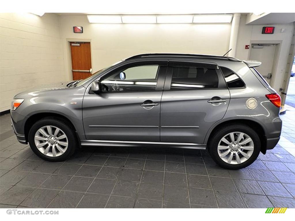 Mercury Gray 2011 Mitsubishi Outlander Sport SE 4WD Exterior Photo #47916828