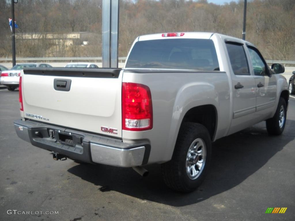 Silver Birch Metallic 2007 GMC Sierra 1500 SLE Crew Cab 4x4 Exterior Photo #47917290