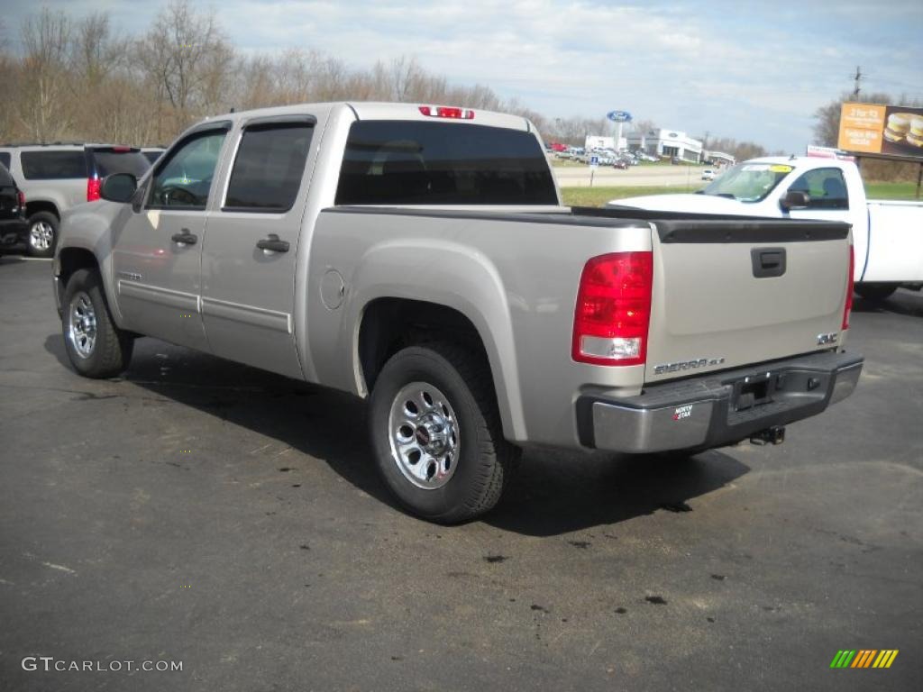 Silver Birch Metallic 2007 GMC Sierra 1500 SLE Crew Cab 4x4 Exterior Photo #47917308