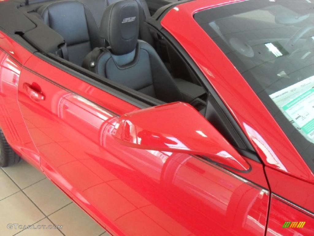 2011 Camaro SS/RS Convertible - Victory Red / Black photo #27