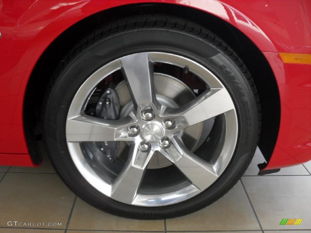 2011 Camaro SS/RS Convertible - Victory Red / Black photo #28