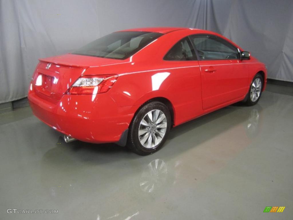 Rallye Red 2010 Honda Civic EX Coupe Exterior Photo #47917641