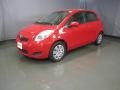 2009 Absolutely Red Toyota Yaris 5 Door Liftback  photo #1