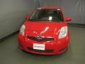 2009 Absolutely Red Toyota Yaris 5 Door Liftback  photo #2