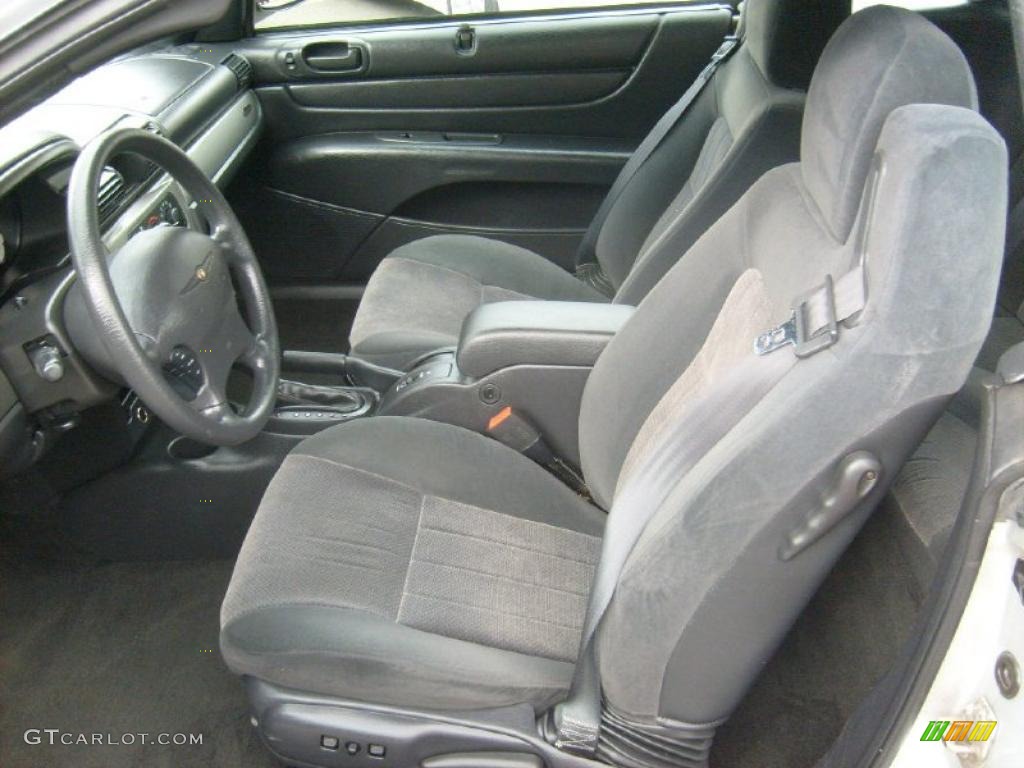 Dark Slate Gray Interior 2004 Chrysler Sebring GTC Convertible Photo #47920512