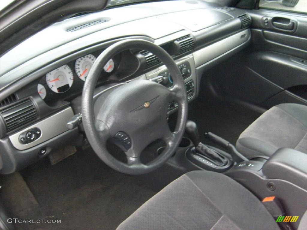 Dark Slate Gray Interior 2004 Chrysler Sebring GTC Convertible Photo #47920527