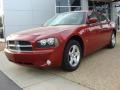 2010 Inferno Red Crystal Pearl Dodge Charger SXT  photo #1