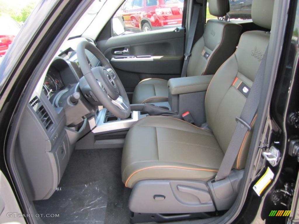 Dark Slate Gray/Dark Olive Interior 2011 Jeep Liberty Limited 70th Anniversary Photo #47921973