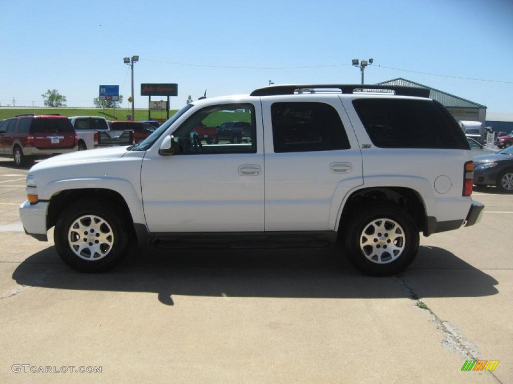 2004 Tahoe Z71 4x4 - Summit White / Tan/Neutral photo #4
