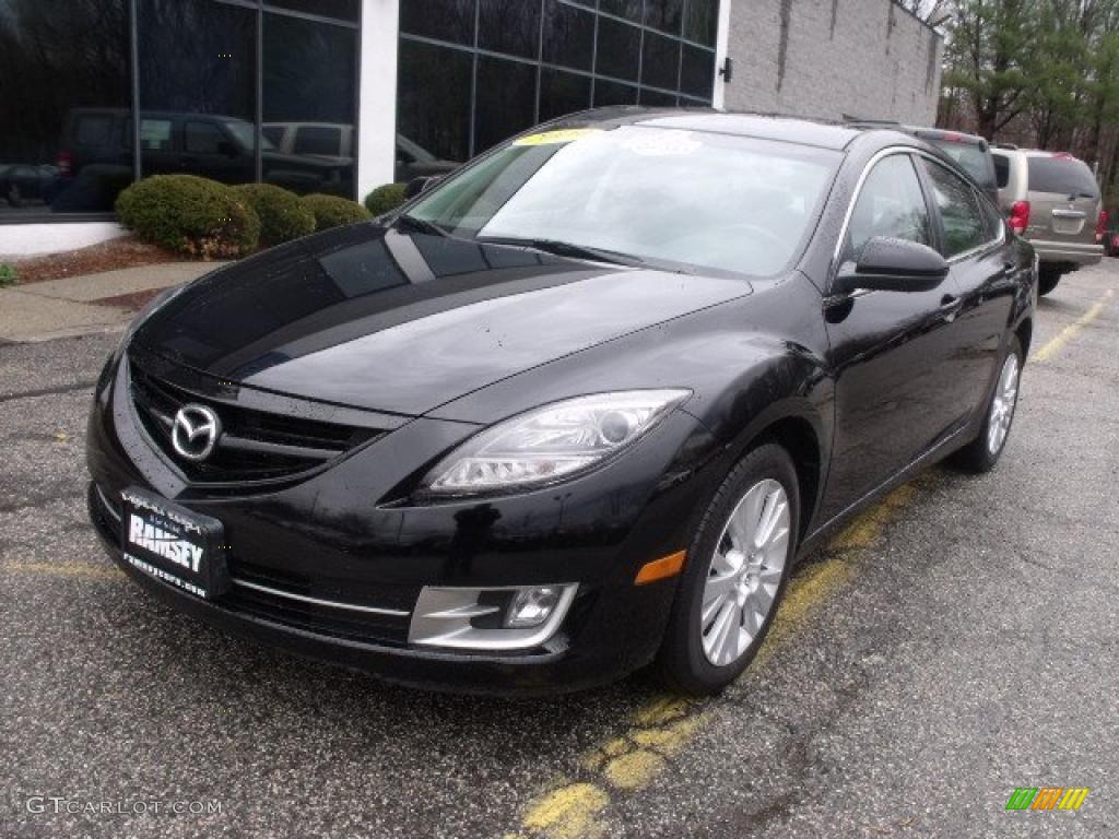 2009 MAZDA6 i Touring - Ebony Black / Black photo #1