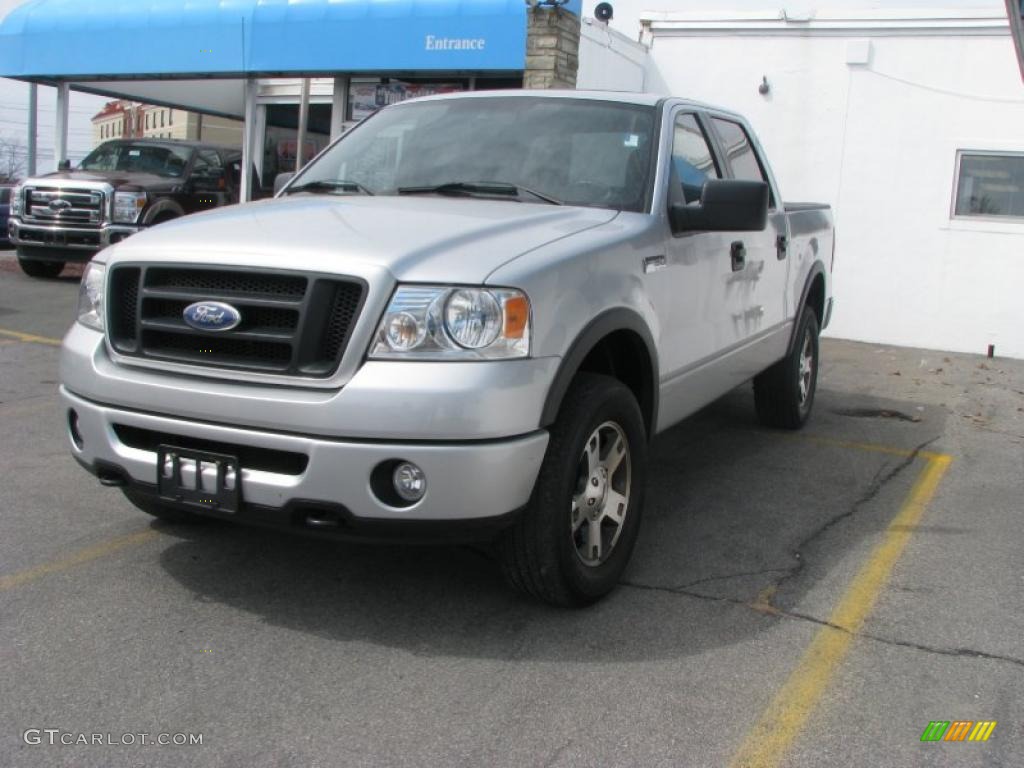 2006 F150 FX4 SuperCrew 4x4 - Silver Metallic / Black photo #4