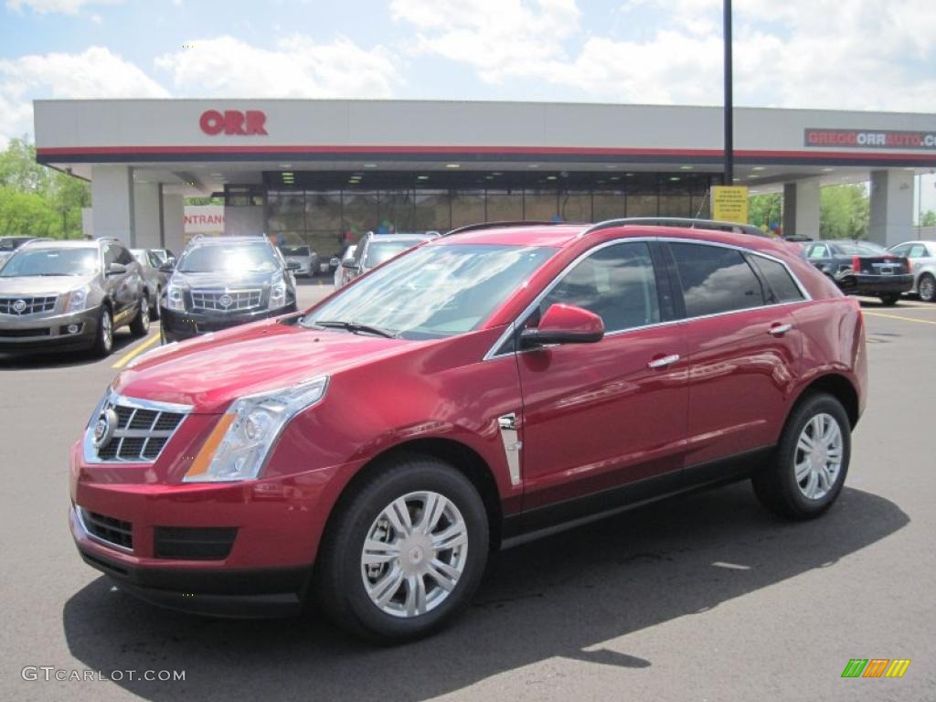 2011 SRX FWD - Crystal Red Tintcoat / Titanium/Ebony photo #1