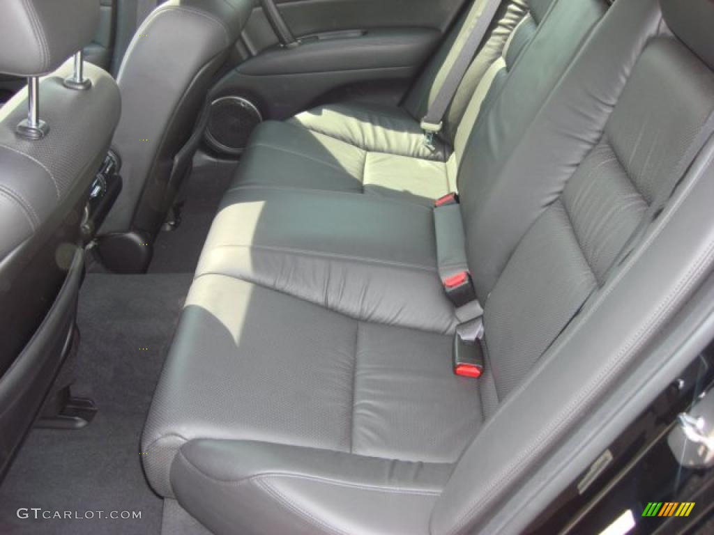 Ebony Interior 2009 Acura RL 3.7 AWD Sedan Photo #47925228