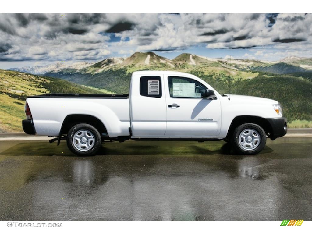 Super White 2011 Toyota Tacoma Access Cab Exterior Photo #47925306
