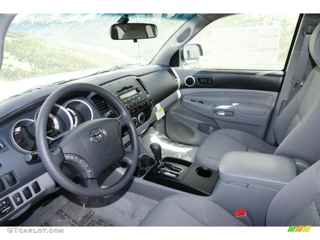 Graphite Gray Interior 2011 Toyota Tacoma Access Cab Photo #47925336