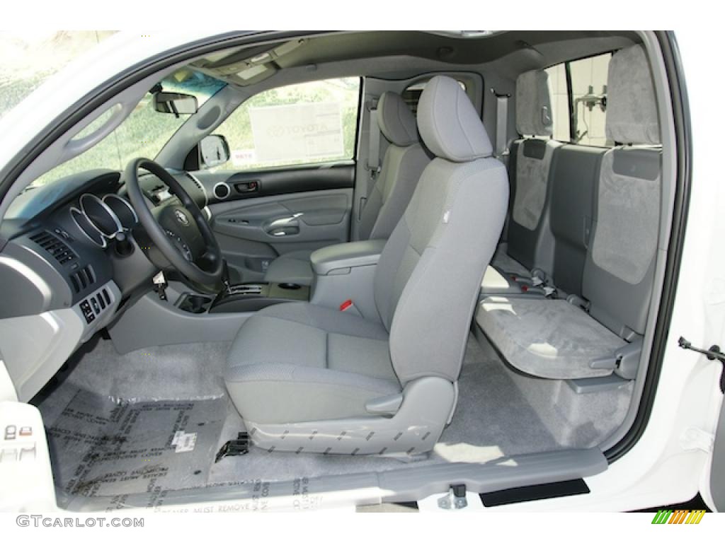 Graphite Gray Interior 2011 Toyota Tacoma Access Cab Photo #47925414