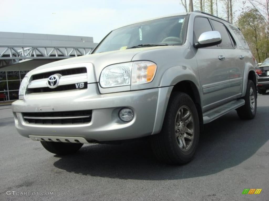2007 Sequoia Limited 4WD - Silver Sky Metallic / Taupe photo #1