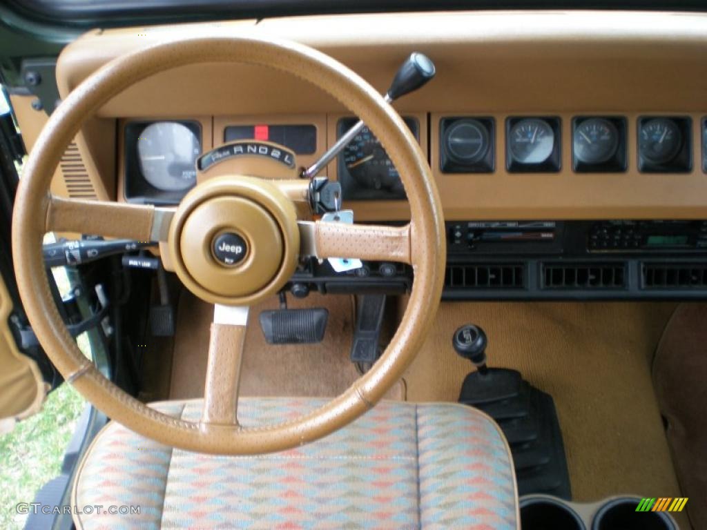 Spice Beige Interior 1995 Jeep Wrangler S 4x4 Photo #47926863