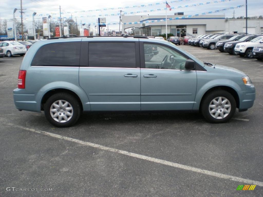 2010 Town & Country LX - Clearwater Blue Pearl / Medium Slate Gray/Light Shale photo #4