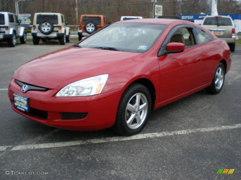 2005 Accord LX Special Edition Coupe - San Marino Red / Ivory photo #1