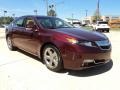 Basque Red Pearl 2012 Acura TL 3.5 Advance Exterior
