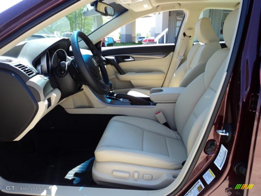 Parchment Interior 2012 Acura TL 3.5 Advance Photo #47928666