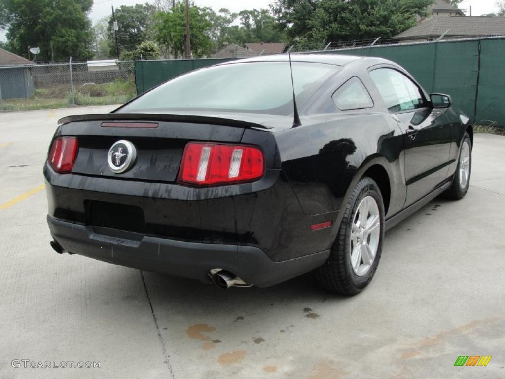 2011 Mustang V6 Coupe - Ebony Black / Charcoal Black photo #3