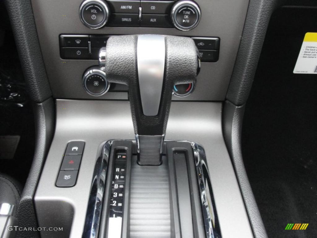 2011 Mustang V6 Coupe - Ebony Black / Charcoal Black photo #30